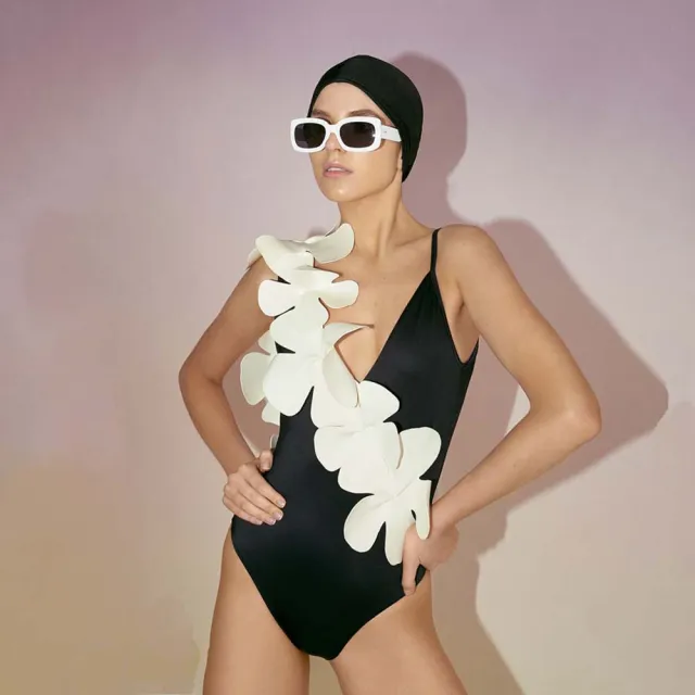 Ladies Fashion Personality One Piece Bikini Black - Shop at LoveMi