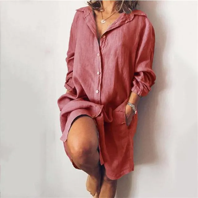 Long Sleeve Solid Color Cardigan Single Breasted Shirt Skirt Female Red - Shop at LoveMi