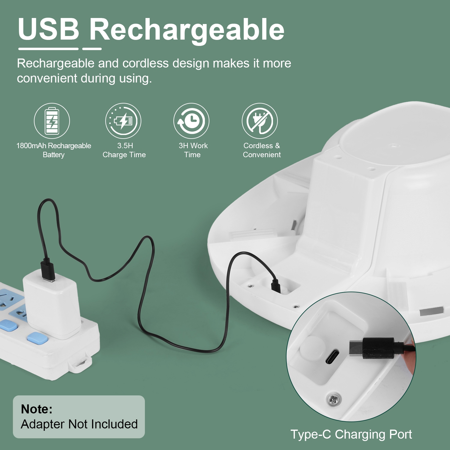 1Pc Electric Sitz Bath Tub Sits Bath Soak Pan Salts Bowl Postpartum Care Basin For Toilet Seat With Dual Nozzles 3-Level Water Flow Water Temperature Display 1800mAh Battery For Women Men