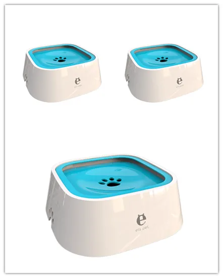 Non wet Mouth Dog Bowl, Floating Bowl, Anti overturning Blue3Pcs - Shop at LoveMi