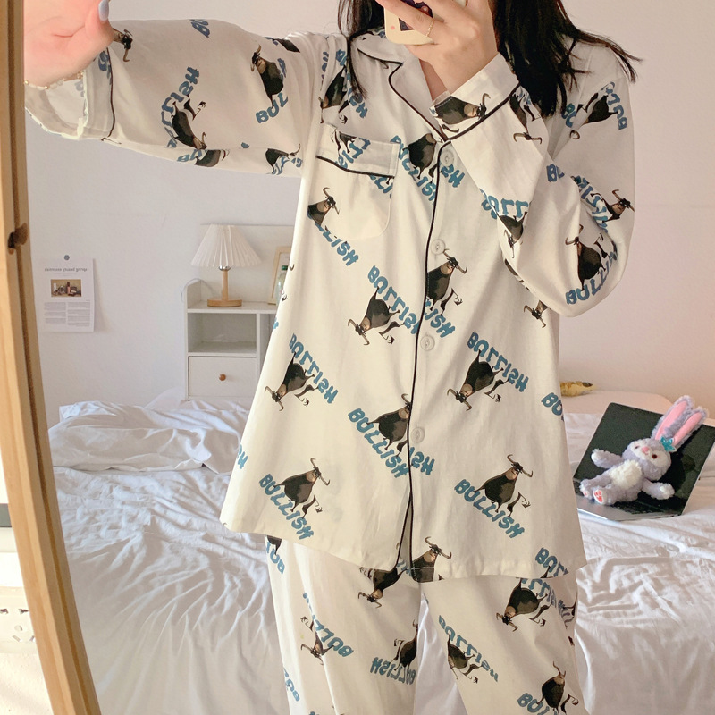 Title 3, Spring and Autumn Long-sleeved Pajamas for Wome...