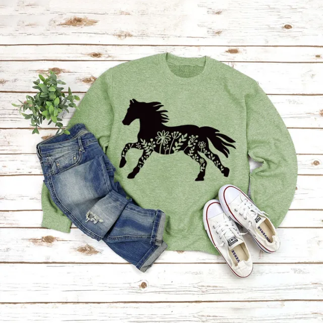 European And American Round Neck Jacket Long Sleeve Printing Olive - Shop at LoveMi