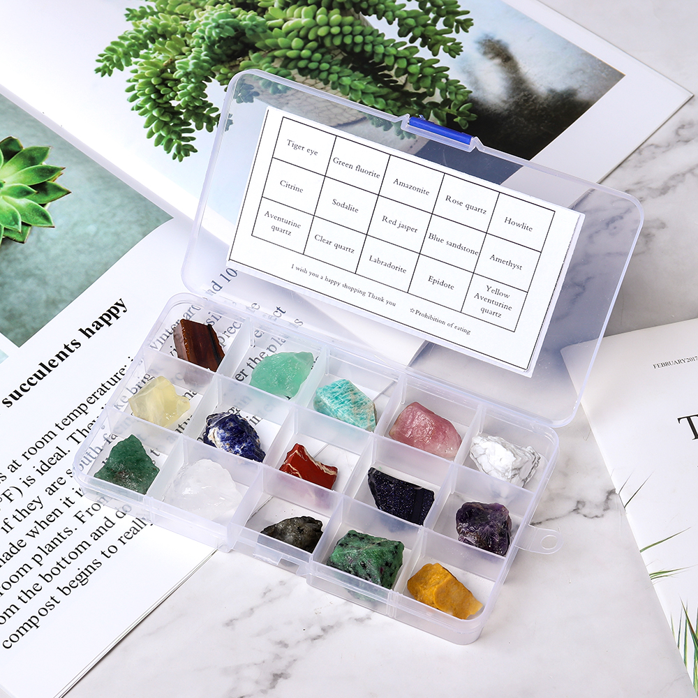 Crystal Specimen Ore Box Set (15grids)