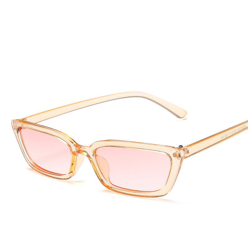 Title 3, Retro colorful square small frame sunglasses