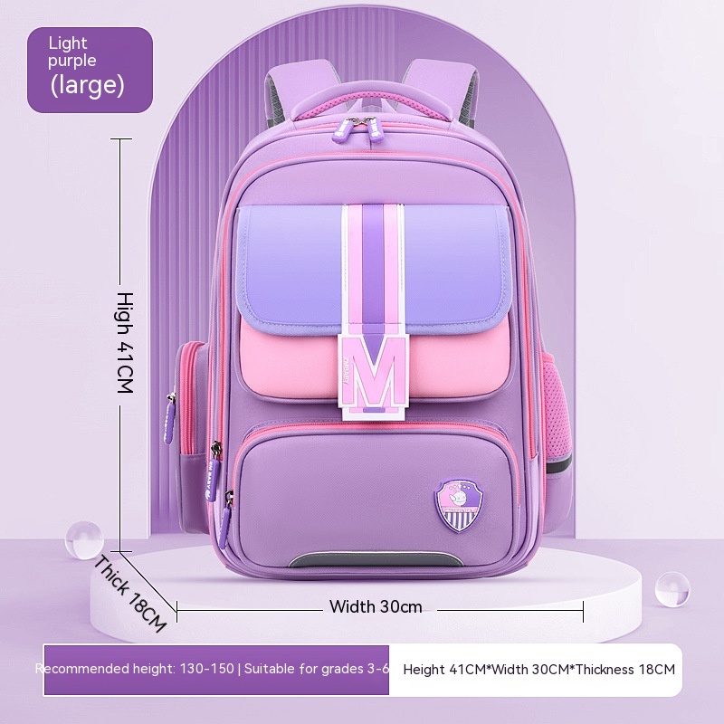Baby Burden Relief Spine Protection Primary School Student Schoolbag Large Capacity Lightweight Children Backpack — foto 28