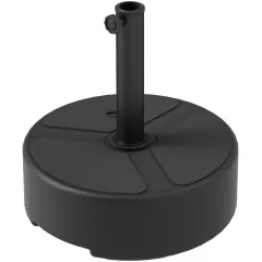 Round Patio Umbrella Base Holder, Heavy Duty Outdoor Umbrella Stand Base, Filled Up To 44lbs With Stand Or 40lbs With Water For Garden, Poolside, B... - View 1