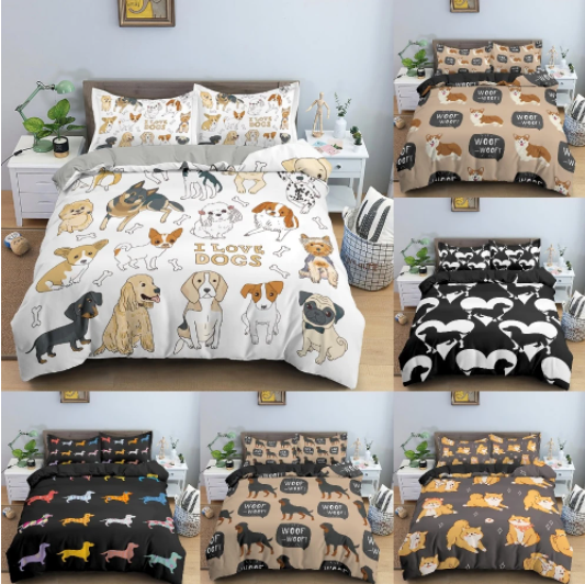 3D High-definition Digital Printing Cartoon Two-dimensional Bedding