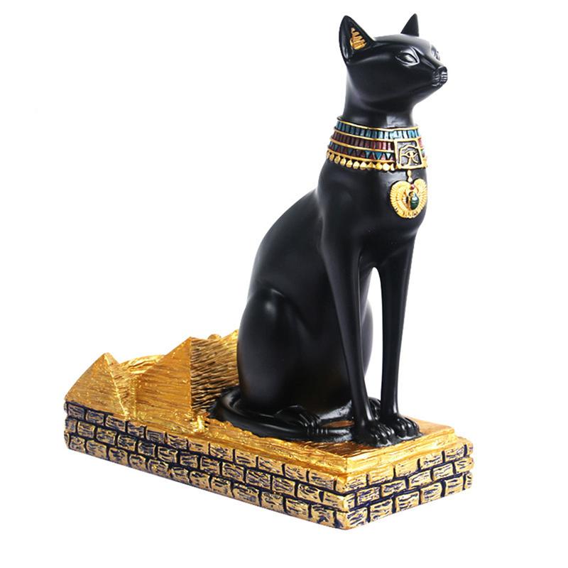 Title 2, Egyptian cat-shaped resin bottle holder