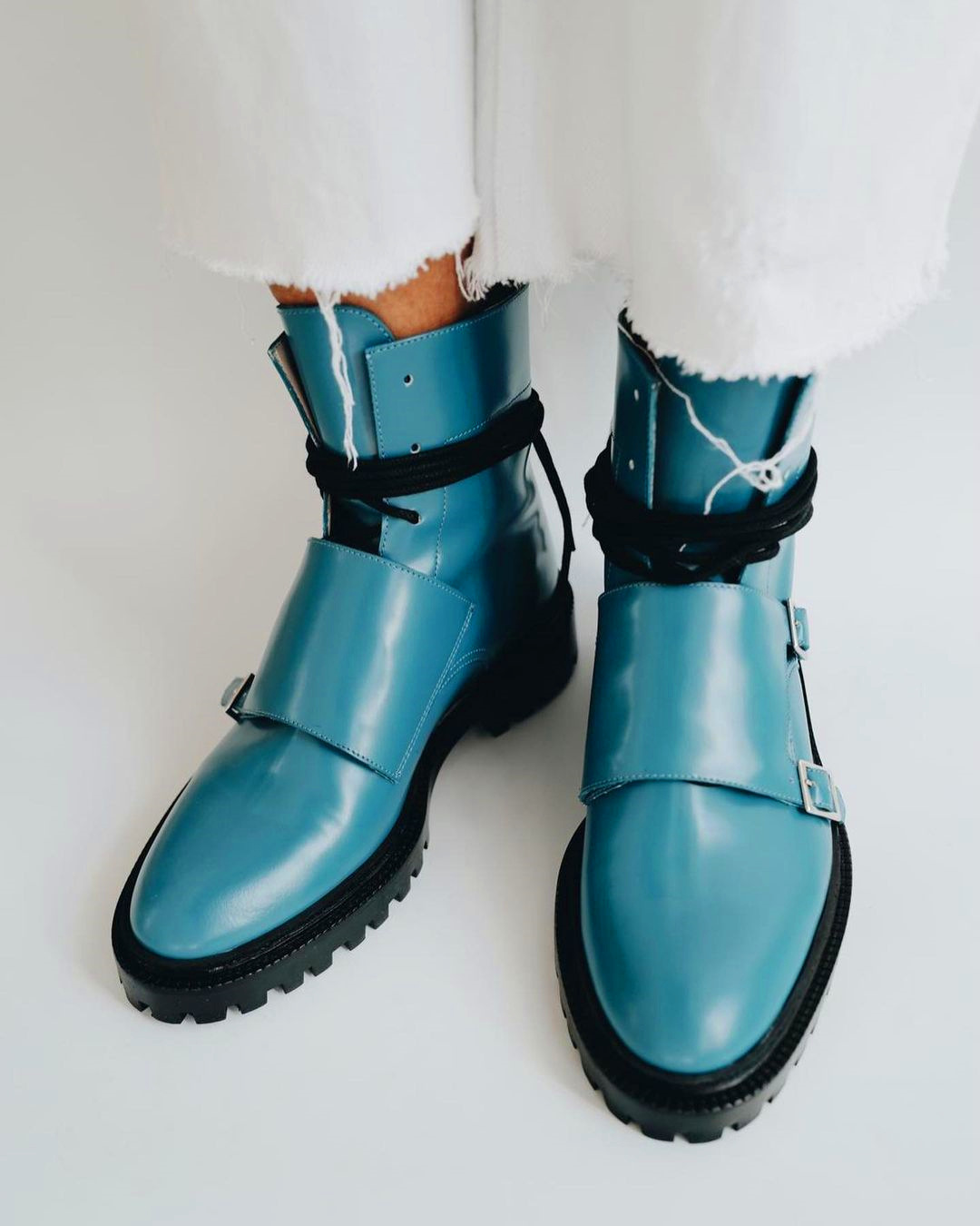 Low-heeled Thick Heel 34-43 Casual Low-top Women's Boots With Front Ties
