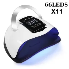 UV LED Nail Lamp Professional LED Nail Dryer For Gel Nails With Removable Base, Touch Screen 4 Timers And Automatic Sensor UV LED Nail Lamp Profess... - View 1