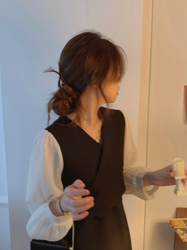 Kikyo French Tea Break Fried Street Retro Dress