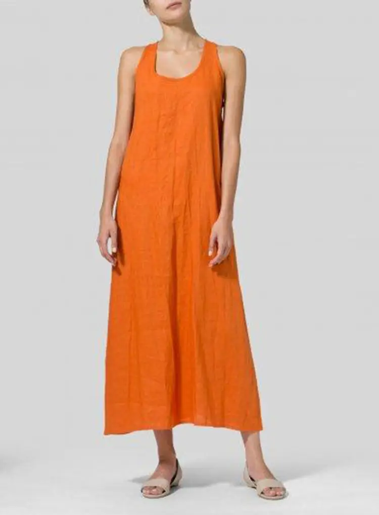 Loose Long Vest Skirt Sleeveless Dress