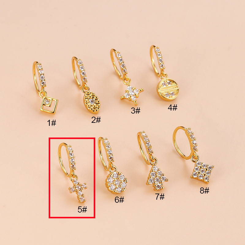 New Style Cross Nose Ring Fashion Piercing Jewelry