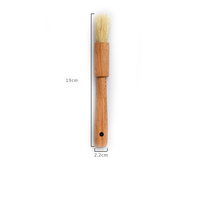 Title 5, Unpainted beech flat handle brush