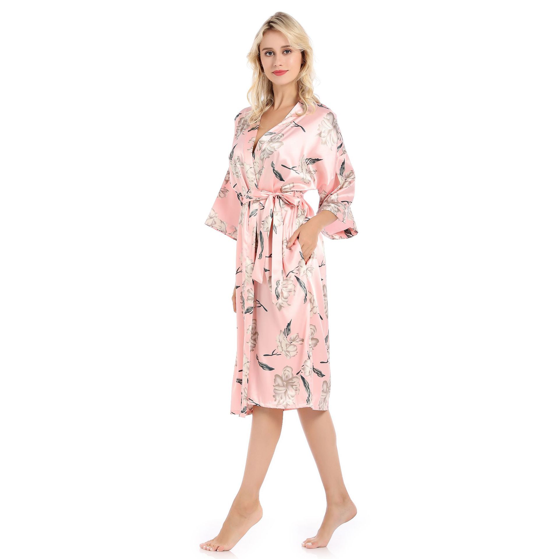 Title 4, Pajamas Silk Comfortable Soft Satin Fabric At Home