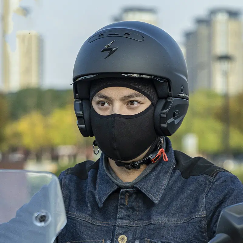 Motorbike Shield Bib to Protect the Face From