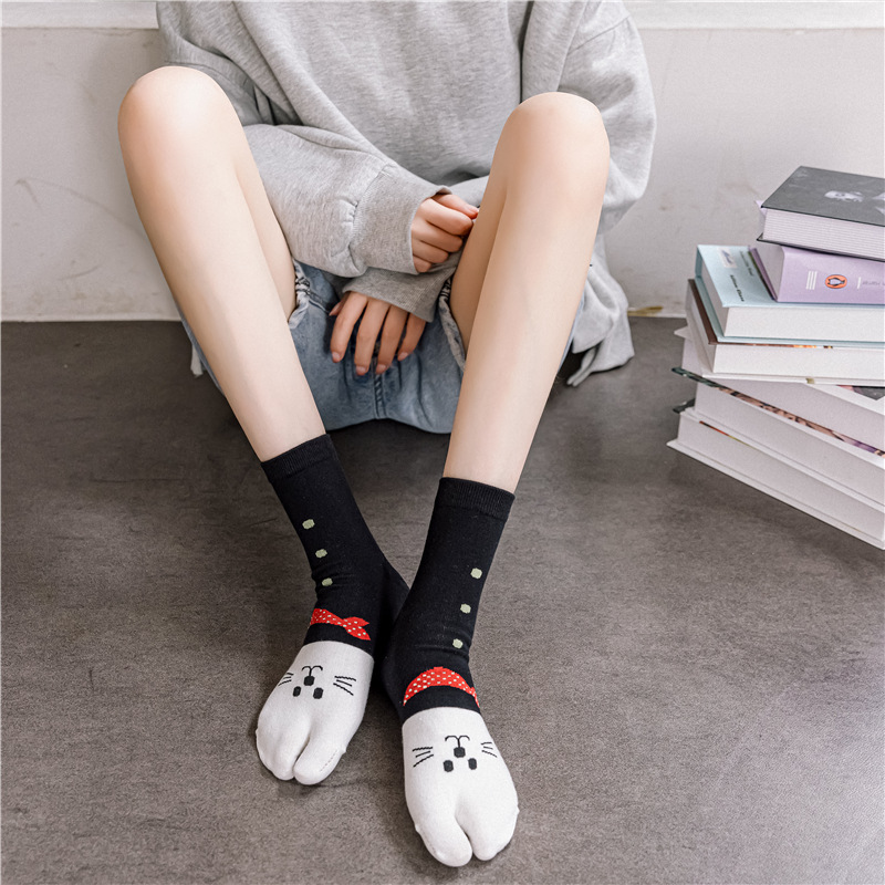 Women's Versatile Cartoon Tube Socks