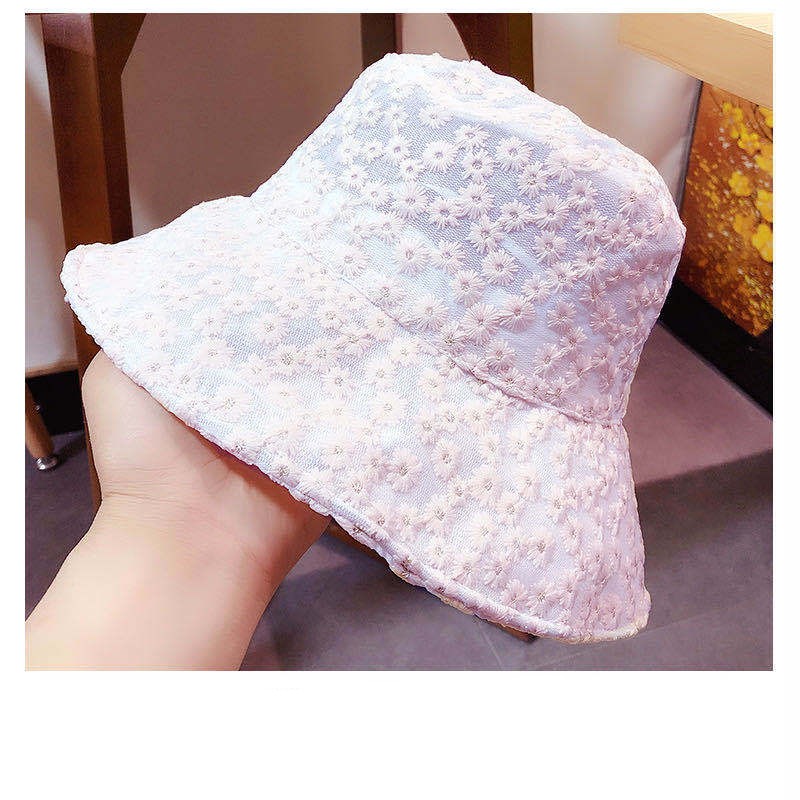 Fisherman's Hat Female Daisy Embroidery