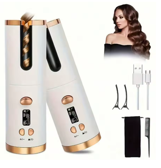Automatic Curling Iron Portable Cordless Curler With USB Charging, Suitable For All Hair Types, 6 Level Temperature Adjustment thumbnail 5