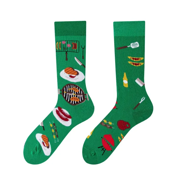 Creative Cartoon Long Tube Cotton Socks Picnic - Shop at LoveMi