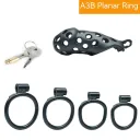 A3B Flat 5 Ring Black