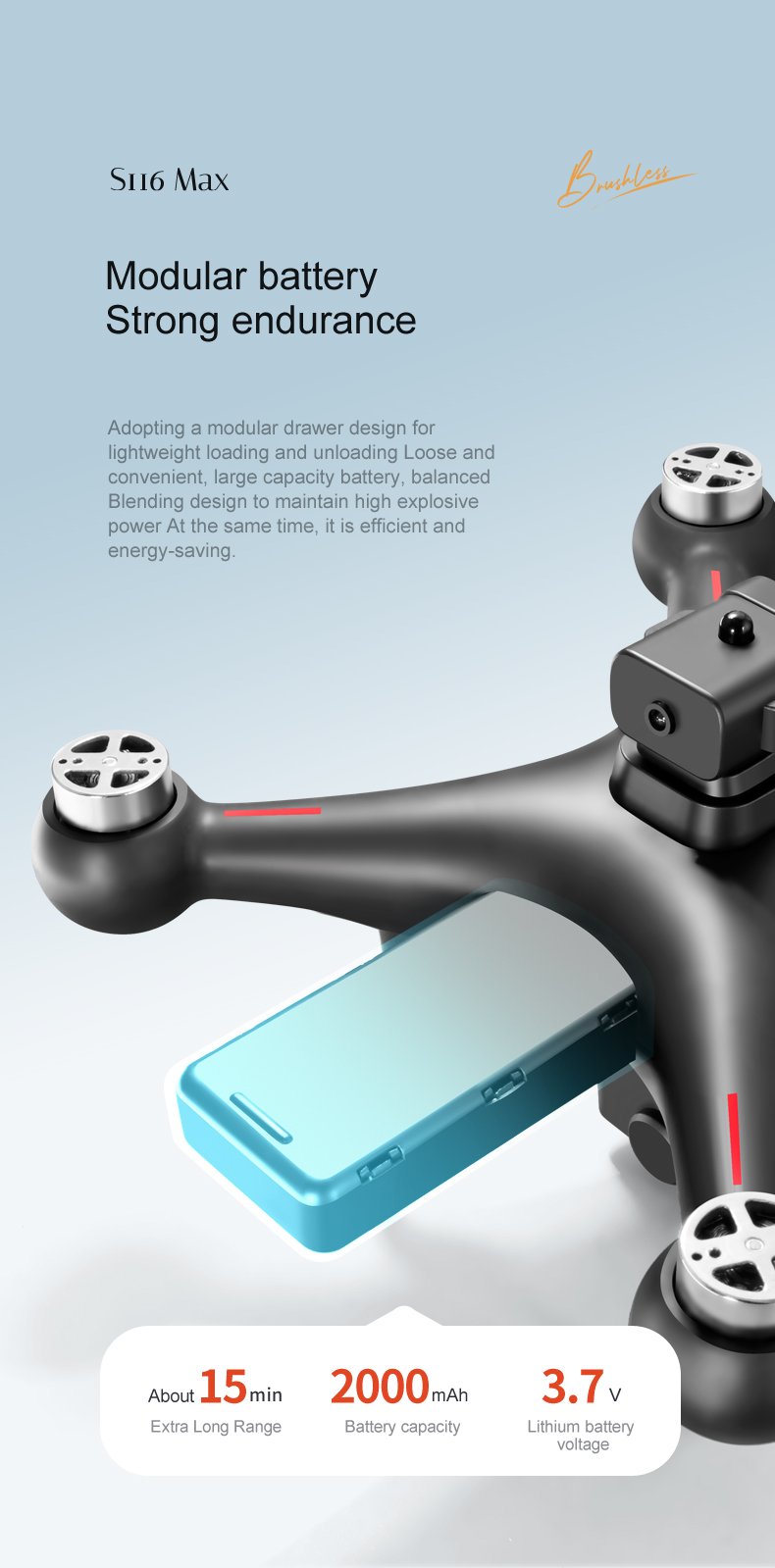 S116 - Dual Camera - Dual Battery