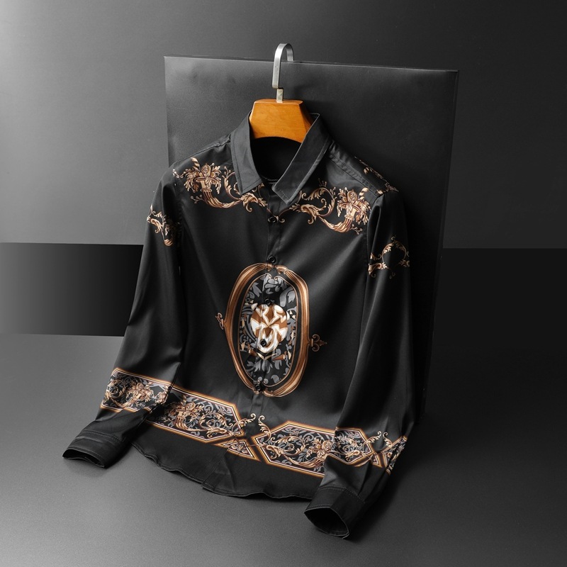 Young Guy Slim Plus Size Thin Shirt