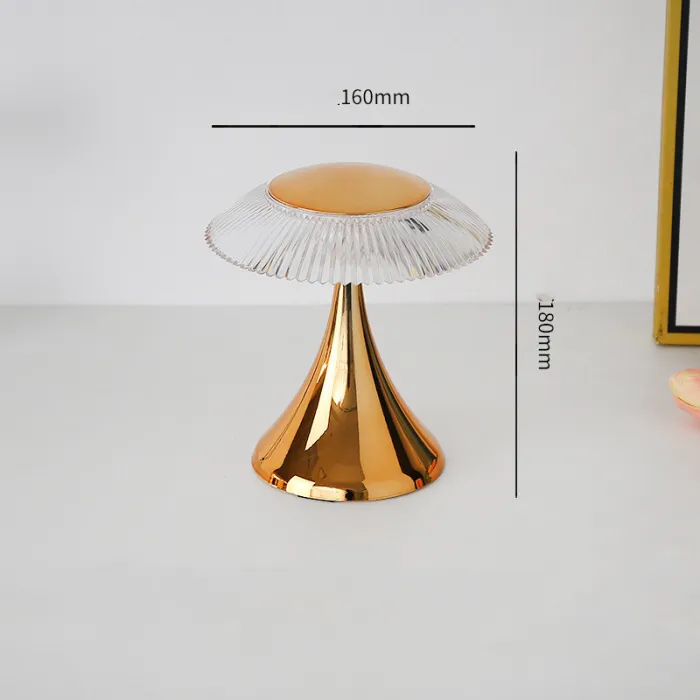 Touch Crystal Table Lamp, USB Bedside Lamp with 3 Colours or RGB Light - detail photo 1