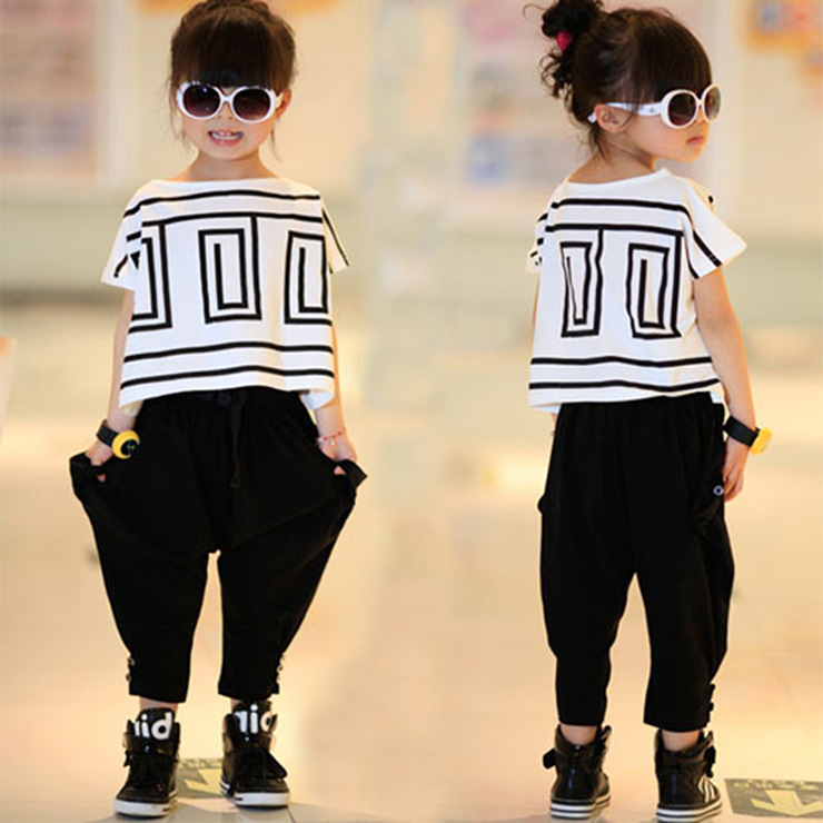 Loose Bat Shirt 9-point Pants Sports Suit