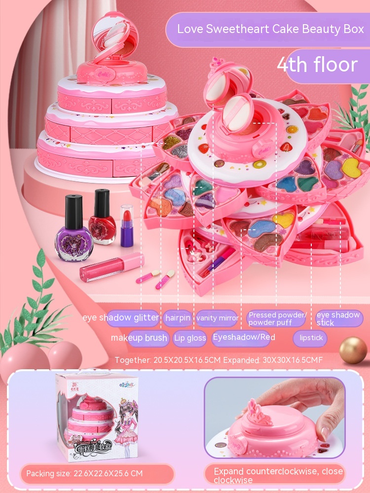 Gift Box Cake Makeup Box