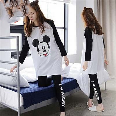 Title 19, Long sleeve pajamas for women in autumn and win...