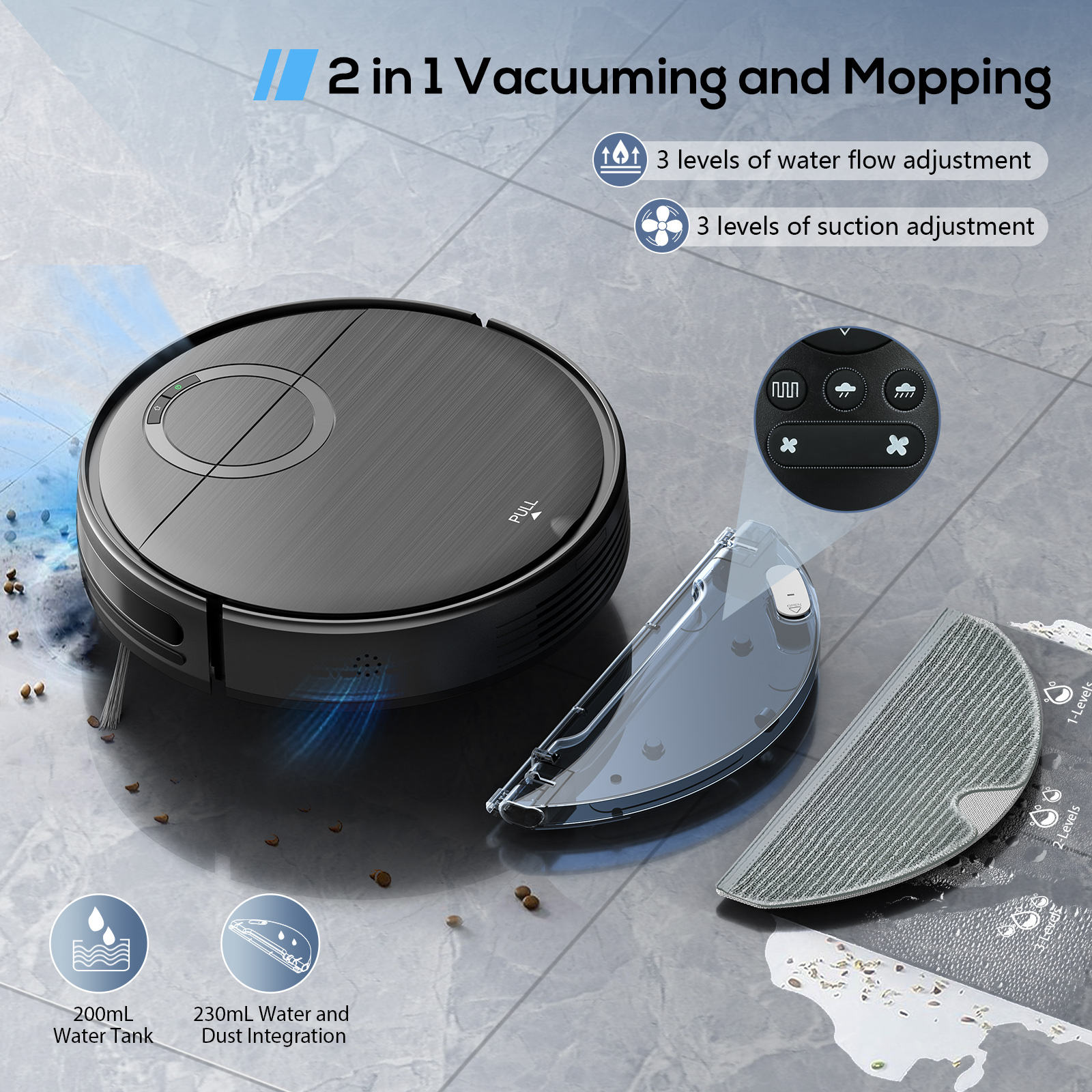 Intelligent Self Cleaning Random Robot Aspiradora Electric Wireless Automatic Sweeping Mopping Robot Vacuum Cleaner