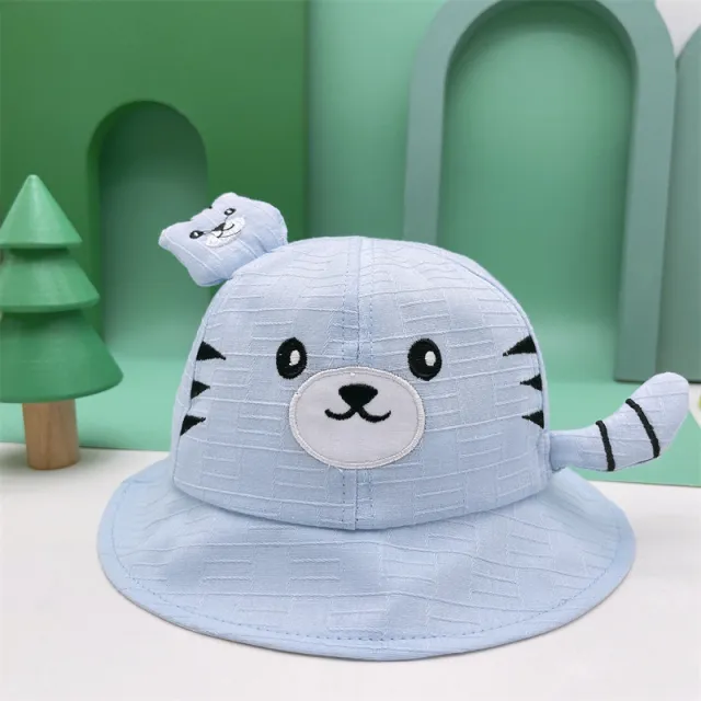 New Baby Outdoor Cartoon Sun Hat Blue - Shop at LoveMi
