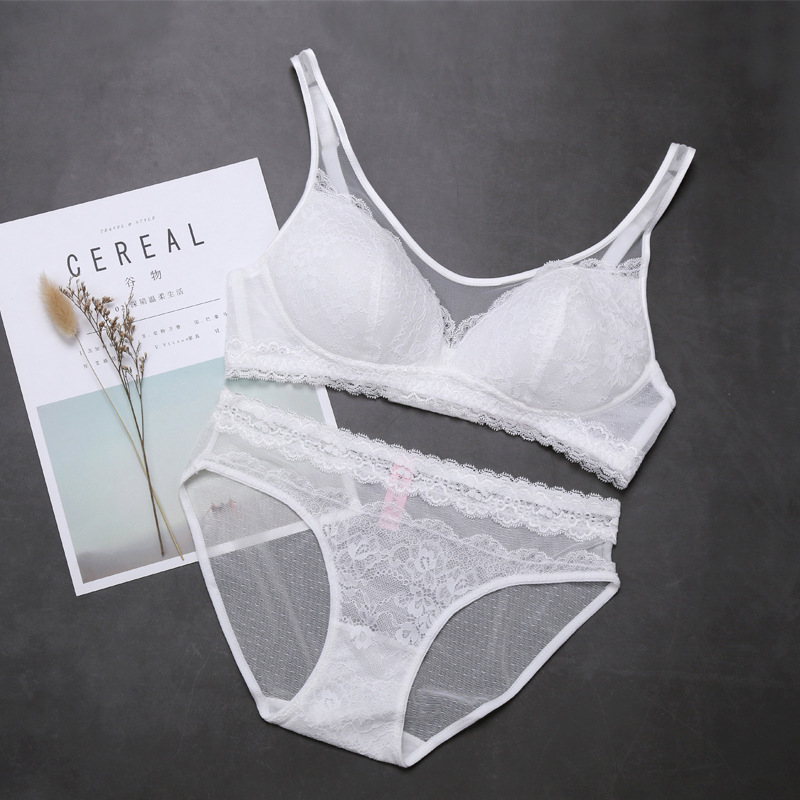 Title 6, Completo intimo sexy in pizzo senza ferretto, c...