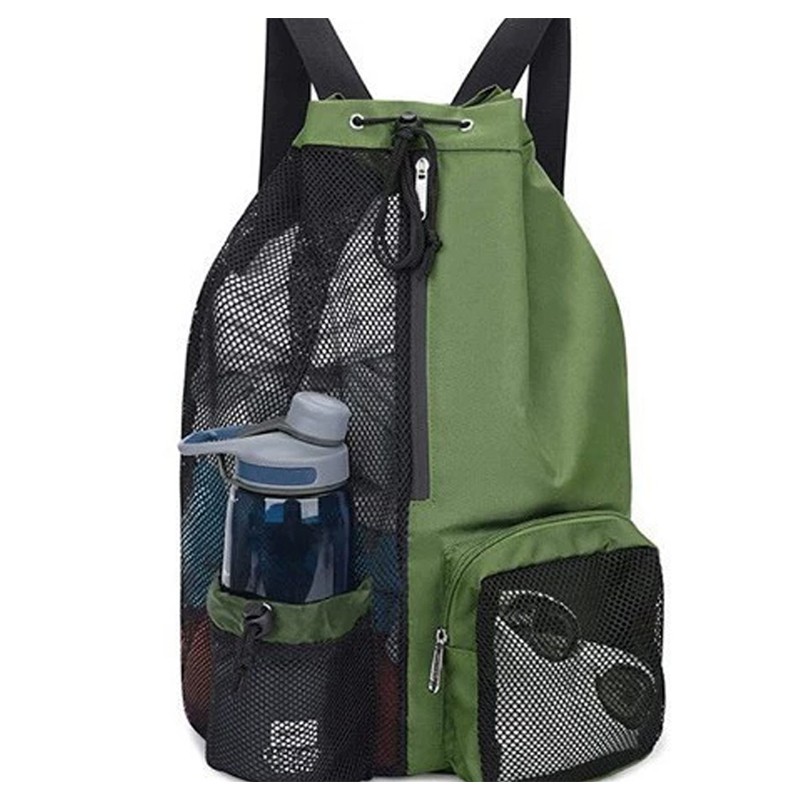 Swimming Bag Ventilated Mesh Backpack Tote WWet Dry Pockets Pool Gym Sports. — image 6