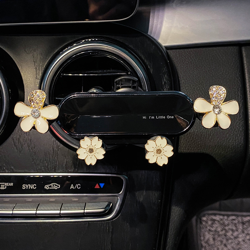 Car Mobile Phone Female Bracket Navigation Air Outlet Cute Fixed Drill - Image 6