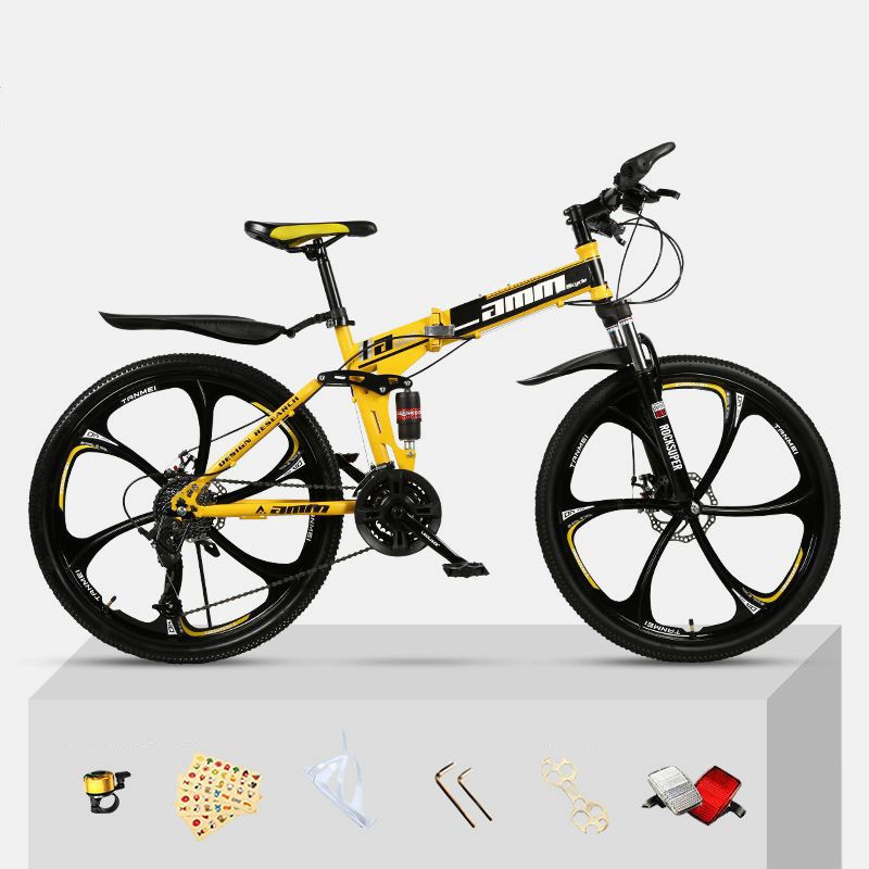 Dual Shock Absorbing Off-road Variable Speed Racing Male And Female Student Bike - Picture 10 of 13