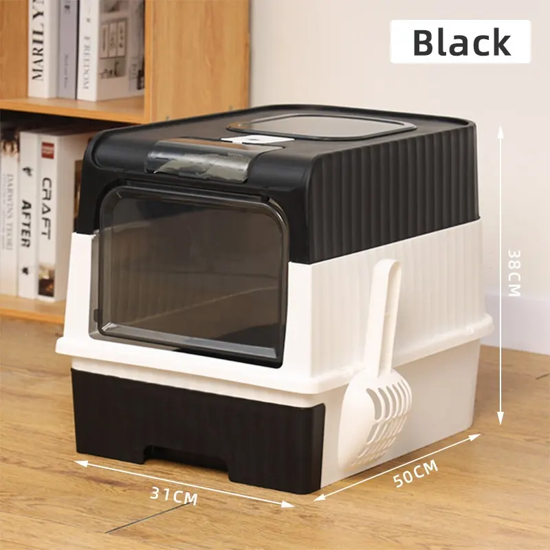 Extra-large Enclosed Drawer-Type Cat Litter Box