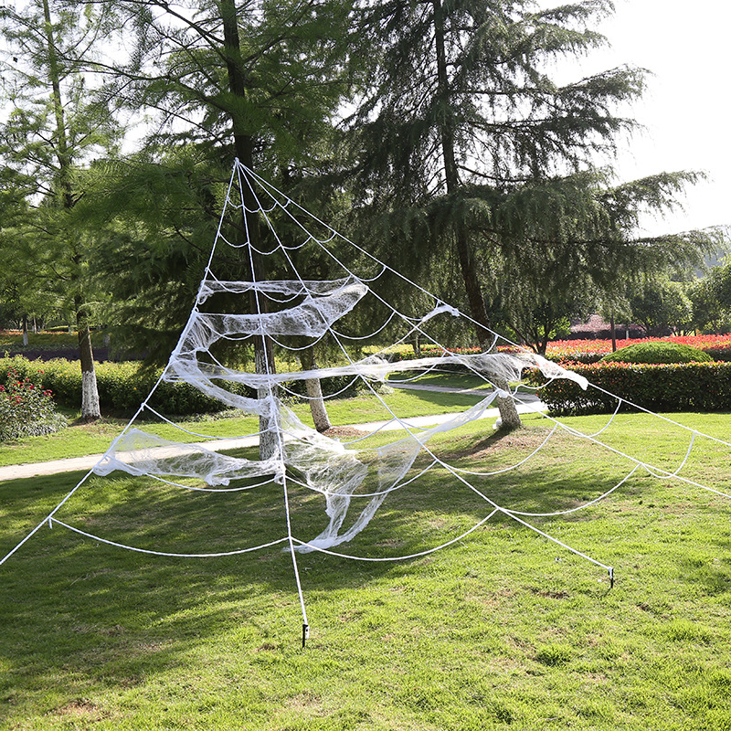 Triangular Spider Web Holiday Atmosphere Decoration