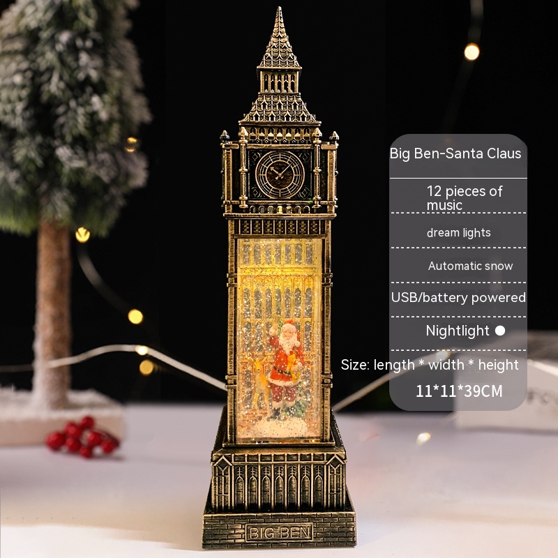 Big Ben Bronze Santa Claus