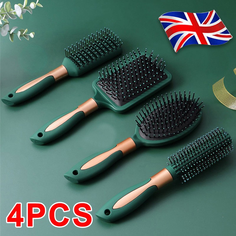 4pcs Hair Brush Set For Women Professional Salon Hairbrush Comb Hairbrush Massage