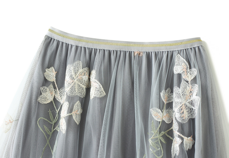 High Waisted Skirt With A Slim And Elastic Waistline