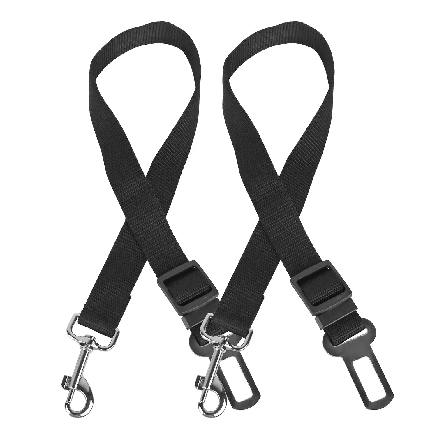 2Pcs Pet Dog Seat Belt Leash Adjustable Cat Safety Leads Harness