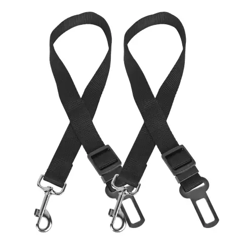 2-Pack Adjustable Pet Car Seat Belts