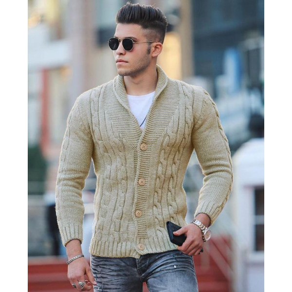 Autumn New Style Men's Fashion Plus Size Lapel Top