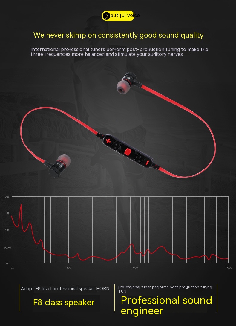 Sports Neck-hanging In-ear Bluetooth Headset - Image 10