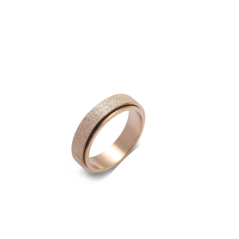 Cold Wind Male And Female Proposal Personality Rotating Ring