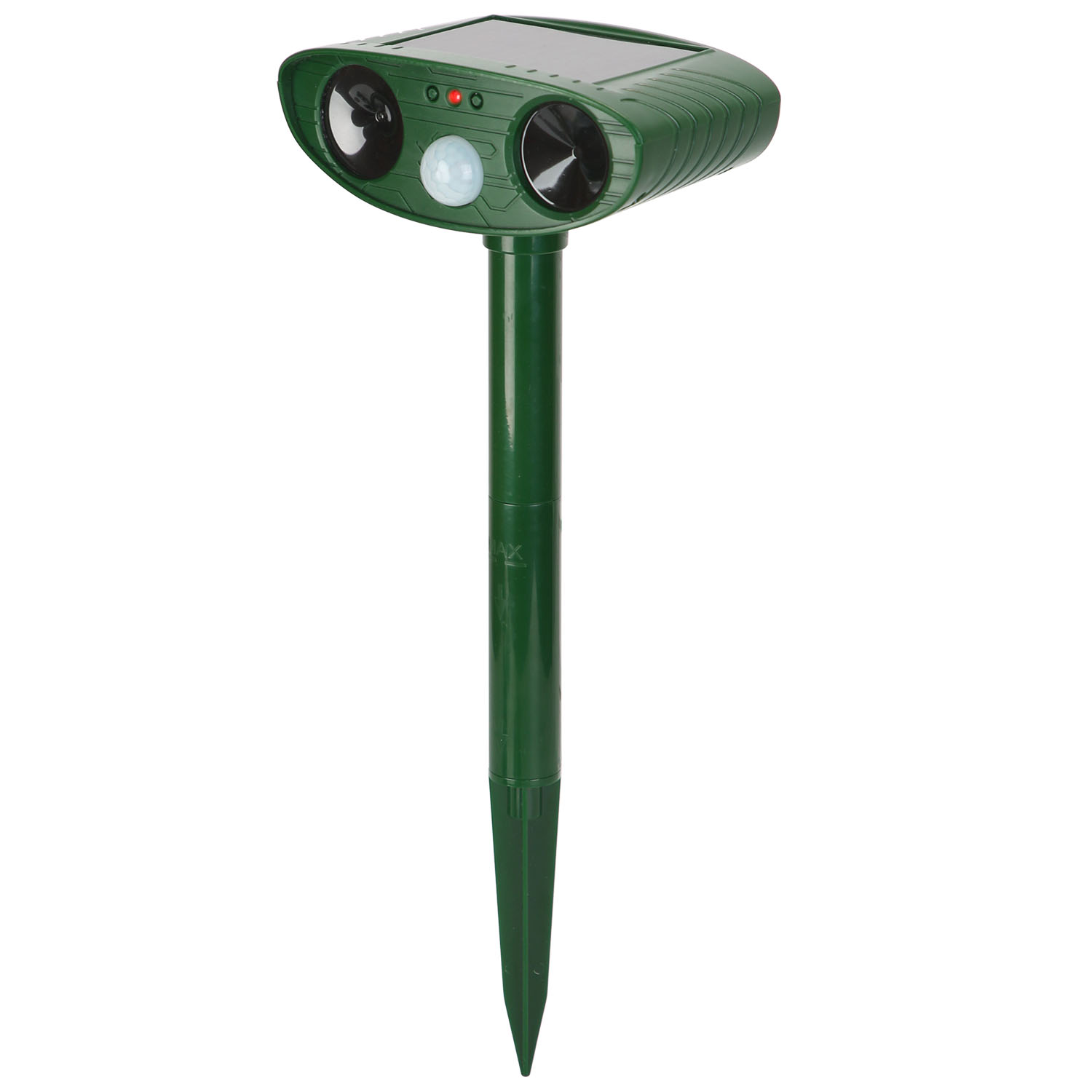 1Pc Solar Ultrasonic Animal Repeller PIR Motion Sensor Animal Repellent Chaser IPX4 Waterproof For Farm Garden Yard To Drive Raccoon Squirrel Rat Skunk Rabbit Mole Dog Cat Snake