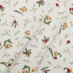 Pastoral Small Rose Berry Cotton Twill Cloth Bedding Goods Home Clothes Dress Fabric - 2 Style - View 1