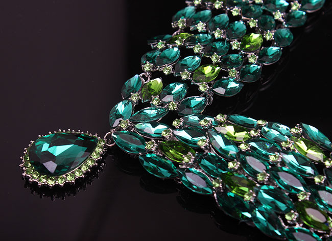 Crystal African Necklace Earring Set — foto 4